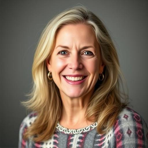 Author's profile picture: Eleanor Ainsworth, the owner, looking cheerful